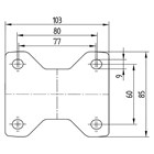 TENTE hjul 3478 DVJ 100 P62 FAD