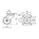 TENTE hjul 2470 PJI 050 P40