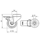 TENTE hjul 2475 PJI 050 P30 11,0