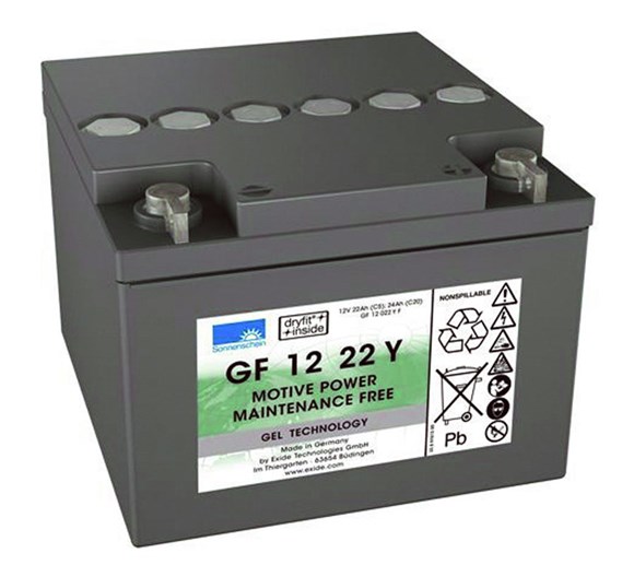 Batteri - Gel 12V / 22 Ah