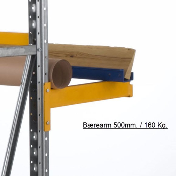 Grenreol: Bærearm 500mm. / 160 Kg.