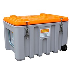 Transportbeholder med hjul CEMbox 150L -Grå-orange